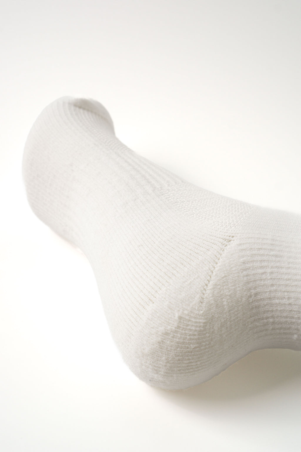 QYVE Subzero Crew Socks - White + Ice Blue Colour | Sports Socks, Futsal, Football, Jogging